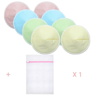 4 Pairs High Quality Reusable Nursing Pads Pregnant Women Skin Friendly Postpartum Washable Breast Pads Breastfeeding Accessory