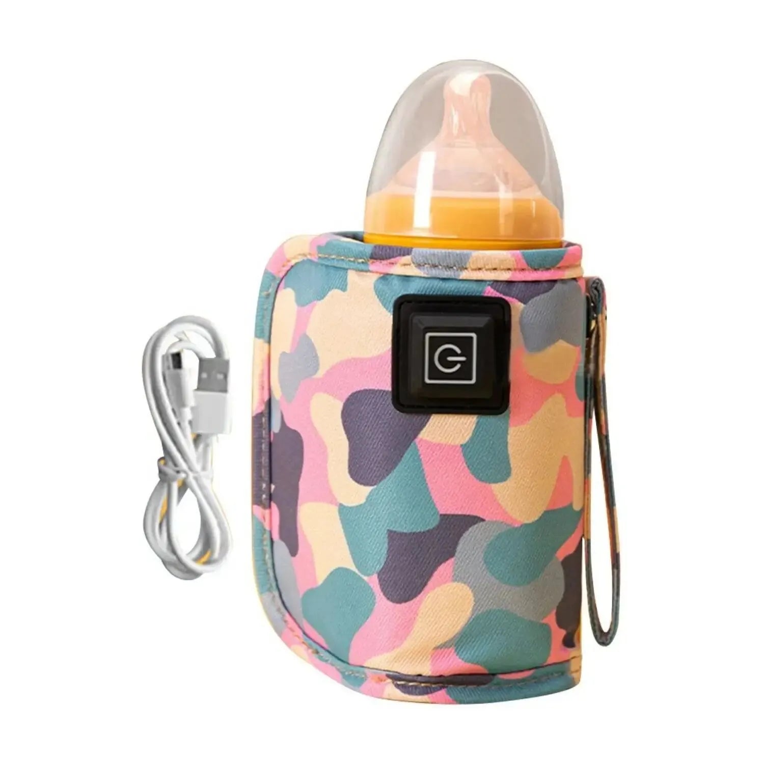 USB Milk Water Warmer Bottle Heater Travel Stroller Insulated Bag Baby Nursing Safe Kids Supplies for Outdoor Winter