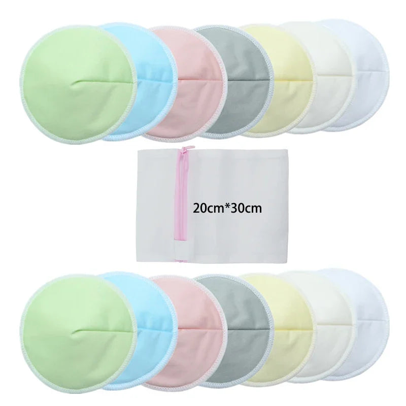 4 Pairs High Quality Reusable Nursing Pads Pregnant Women Skin Friendly Postpartum Washable Breast Pads Breastfeeding Accessory