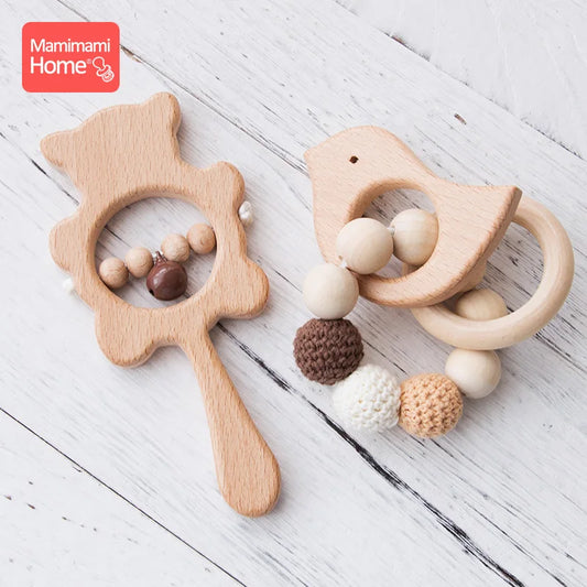 Hochets et jouets de dentition Montessori