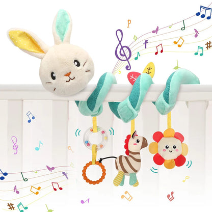 Jouets en peluche musical en spirale