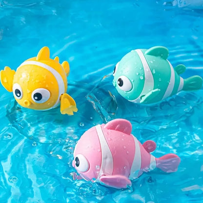 Jouets de bain mécaniques poissons clown