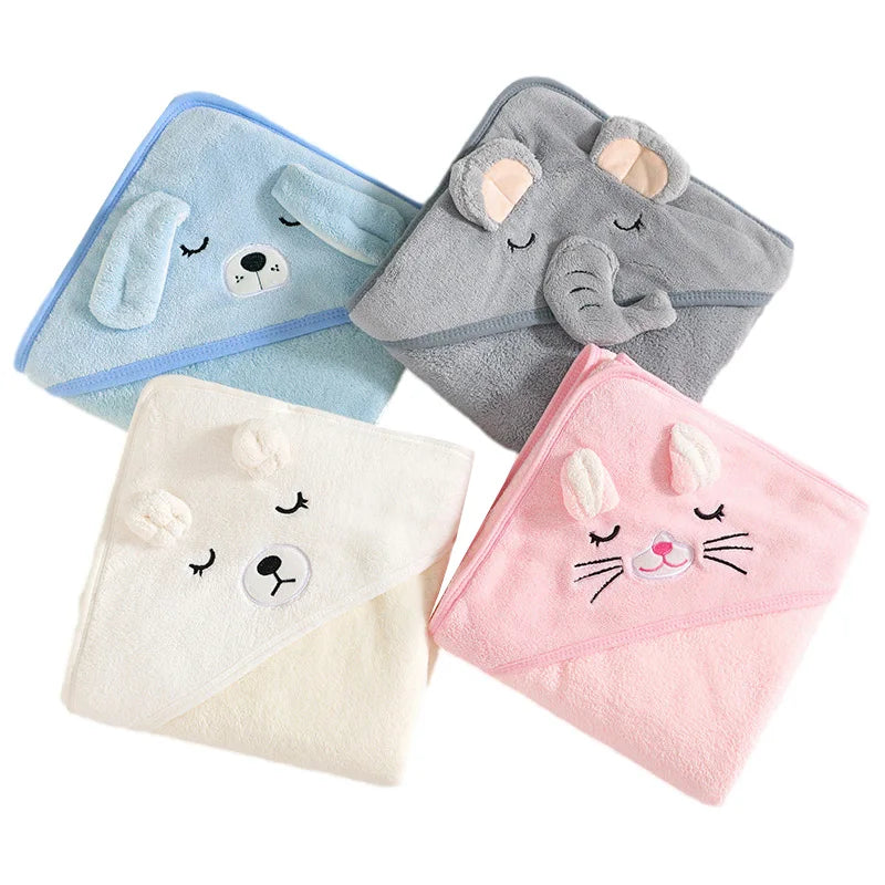 Serviette de bain motif d'animaux