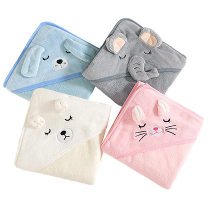 Serviette de bain motif d'animaux