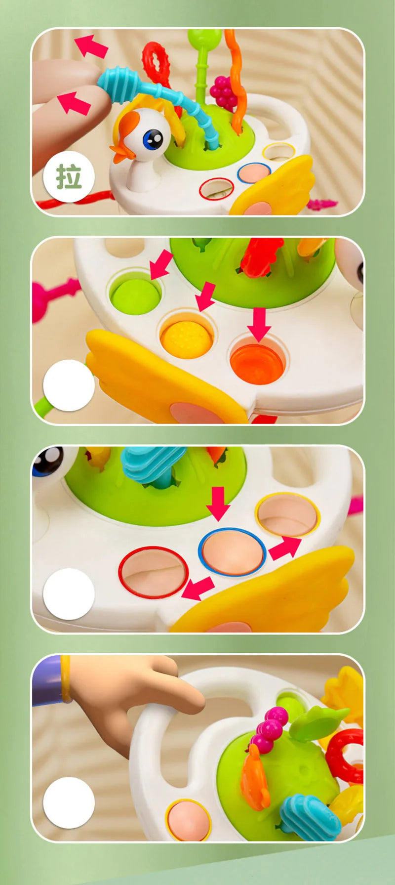 Jouets éducatifs multisensoriels Montessori