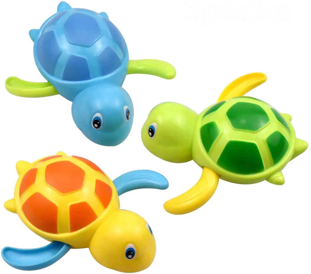 Jouets de bain mécaniques tortues