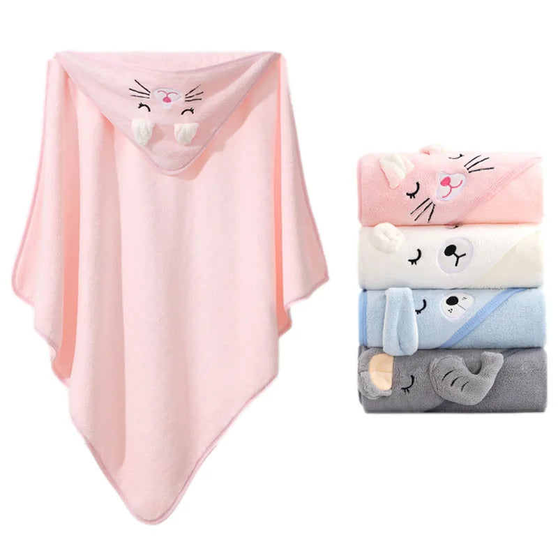 Serviette de bain motif d'animaux