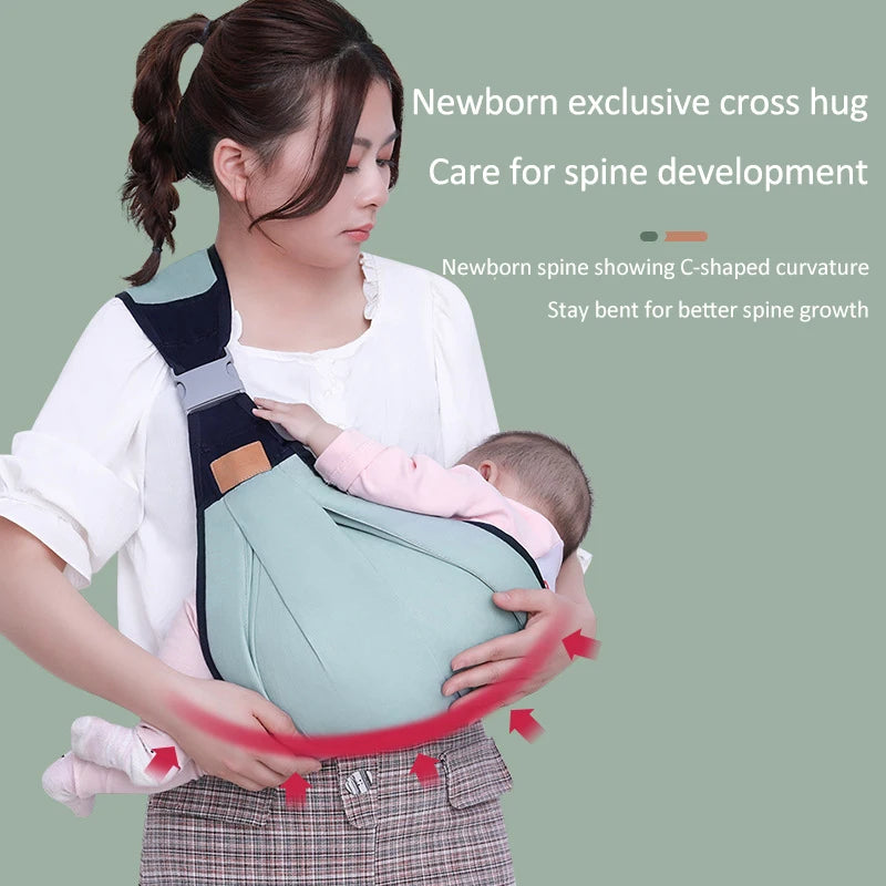 Baby Carrier Belt Backpack Newborn Door Ring Sling Wrap Diaper Bag Universal Front Holding Pacifier Holder Infant Products